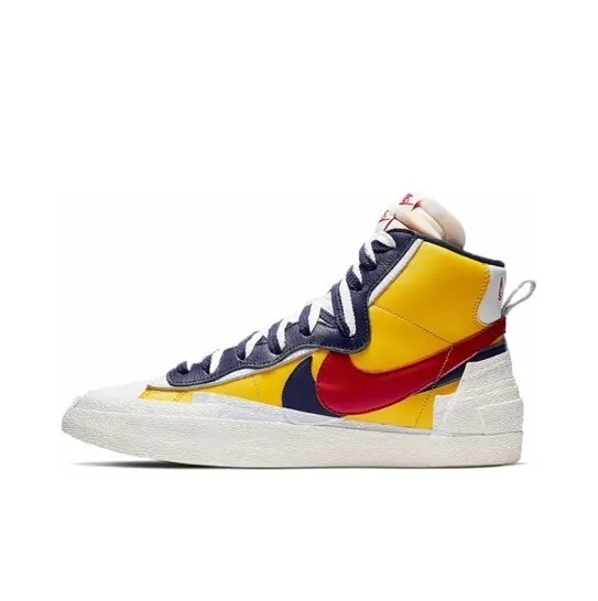 Sacai x Nike Blazer Mid Snow Beach 橘紅黑 拼接 BV0072-700