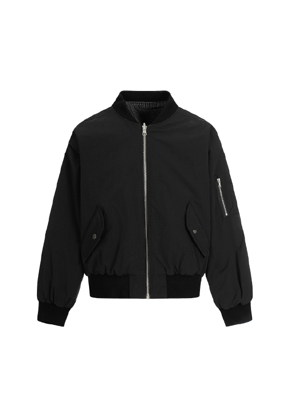 SIMPLEACTION 美式復古設計感雙面穿長袖外套