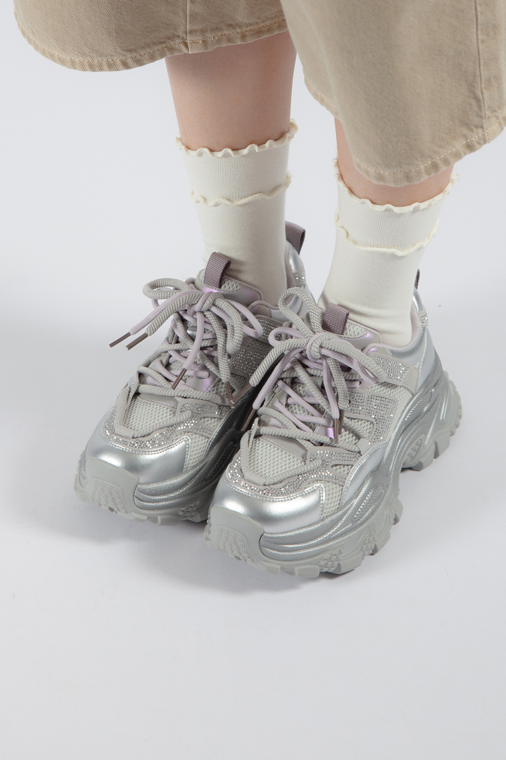 亮片輕量舒適休閒鞋