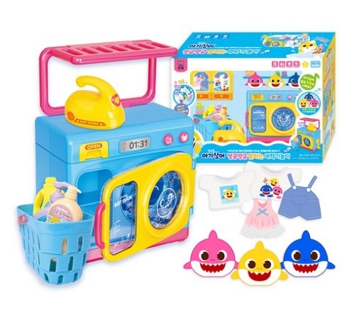 韓國直送 Baby Shark 洗衣機玩具套裝