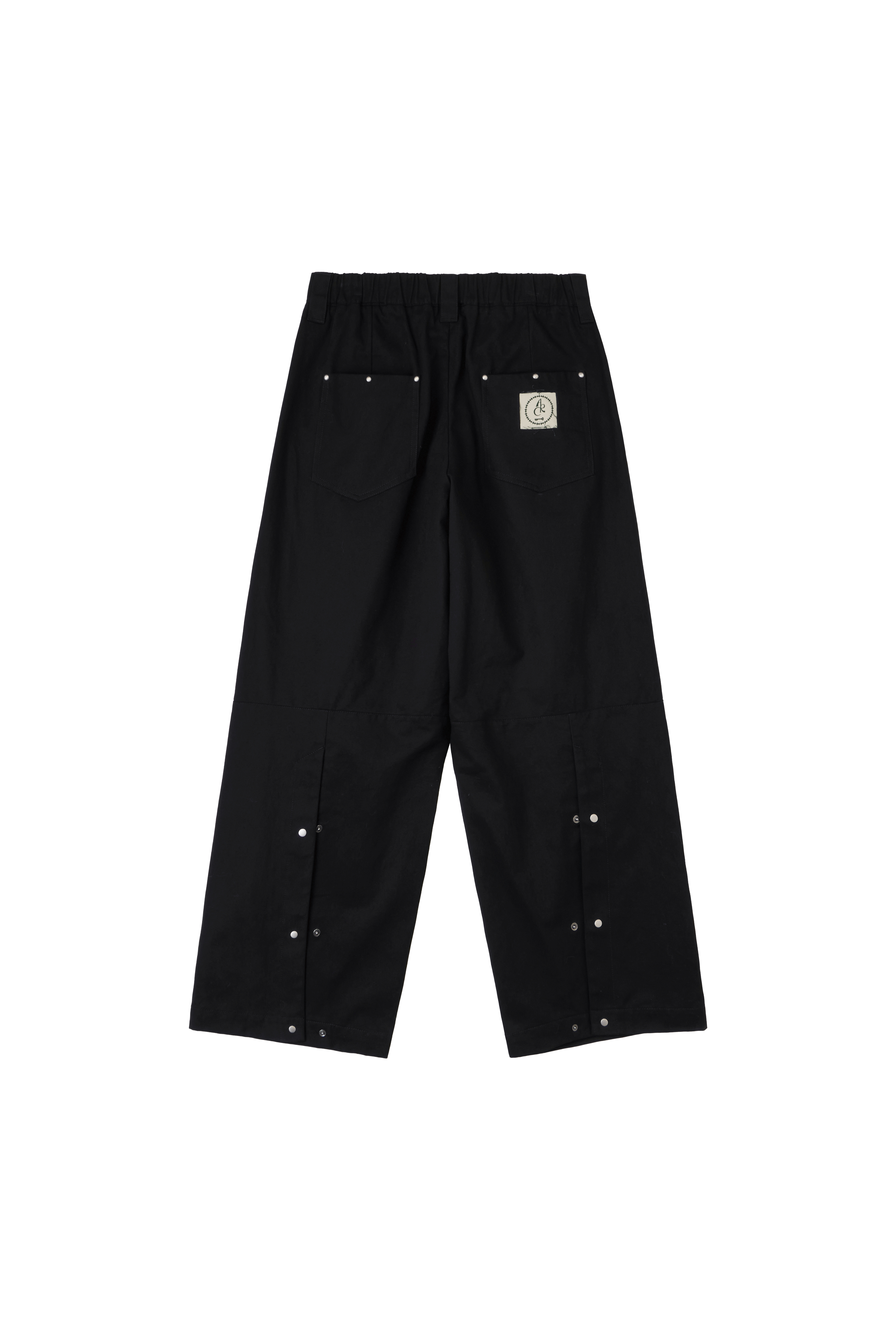 STELLAR ARC SPLICING TROUSERS - BLACK