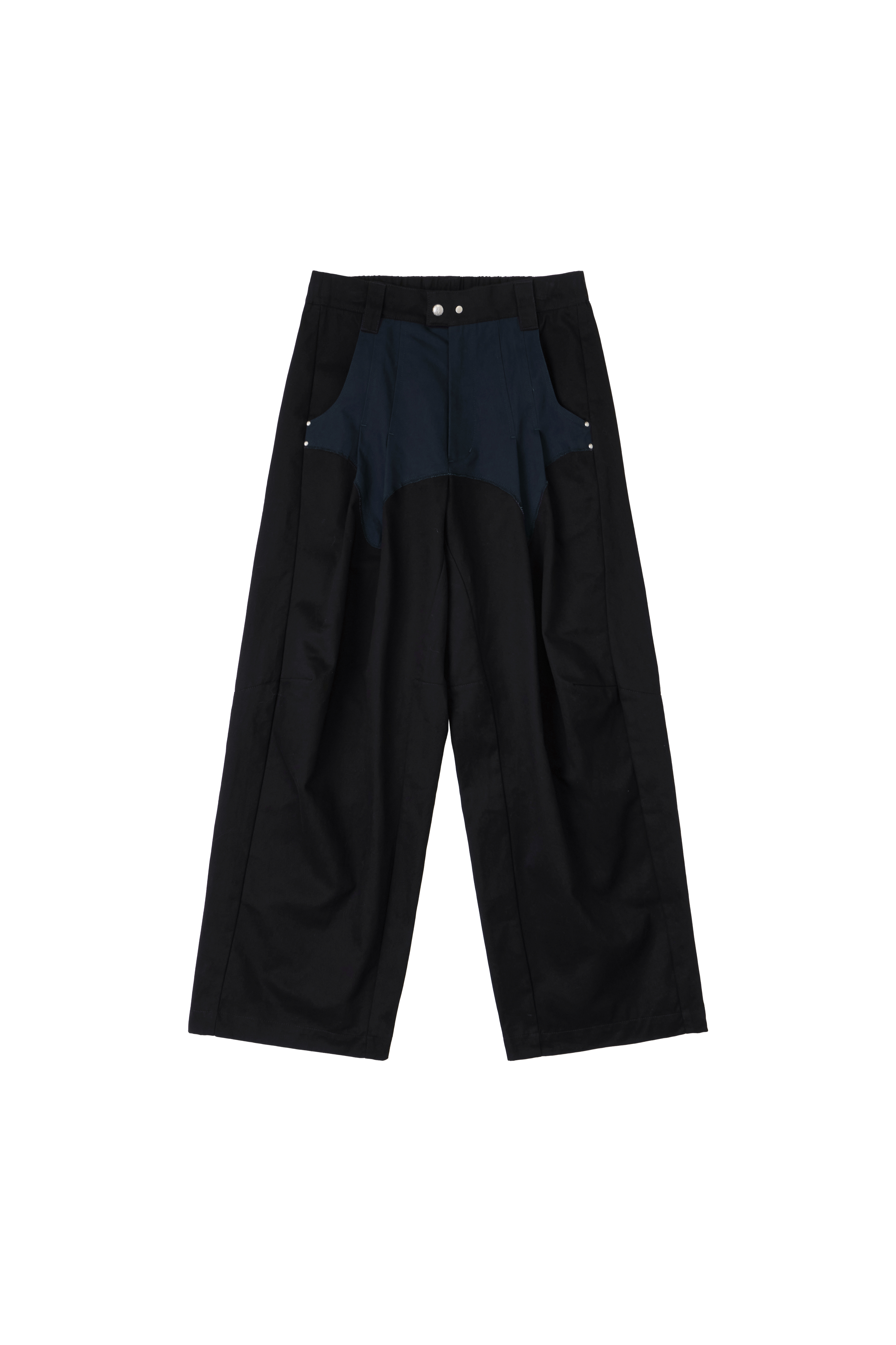 STELLAR ARC SPLICING TROUSERS - BLACK