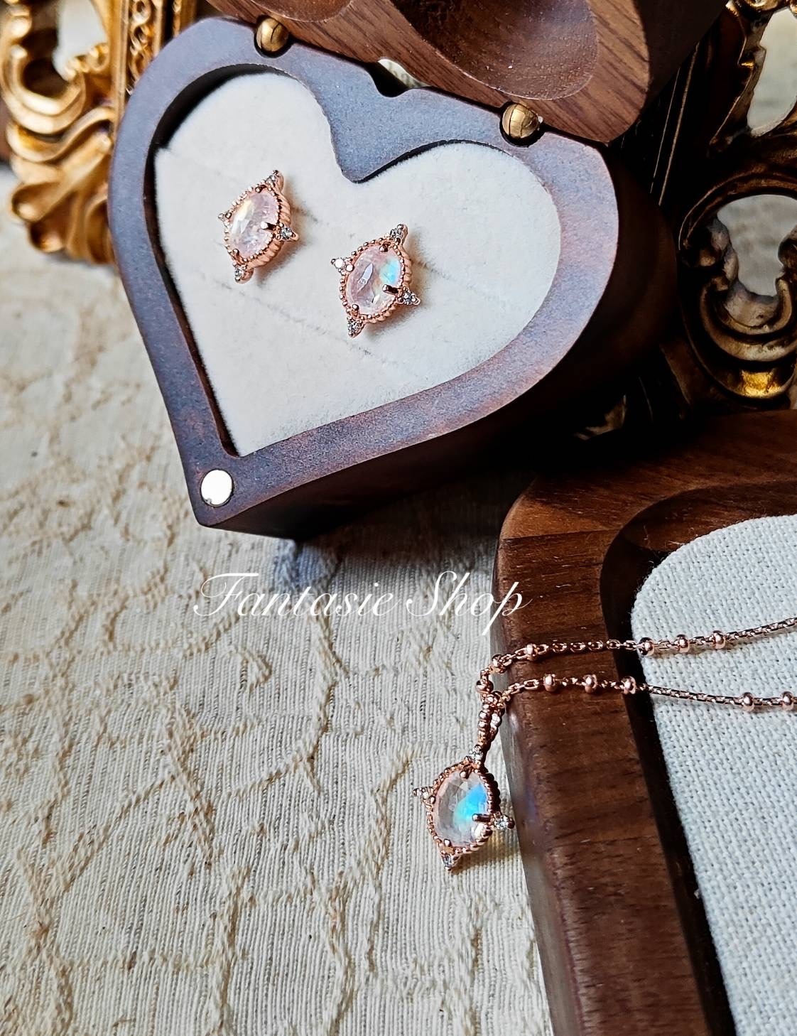 月語微光 × 暮海星痕.耳環/戒指