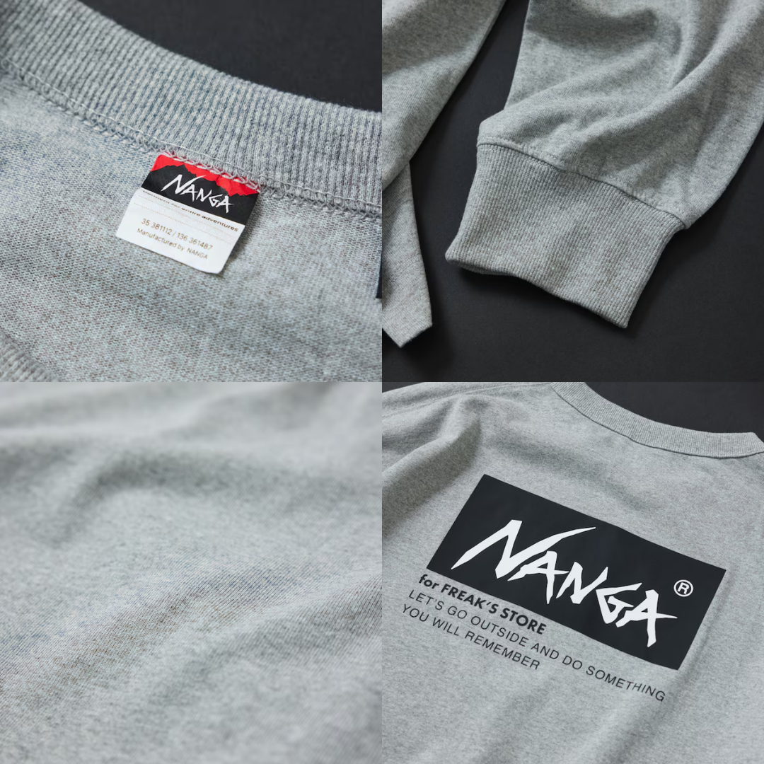 "代購" NANGA 限定款刺繡 ECO HYBRID LOGO 寬鬆版型 長踢