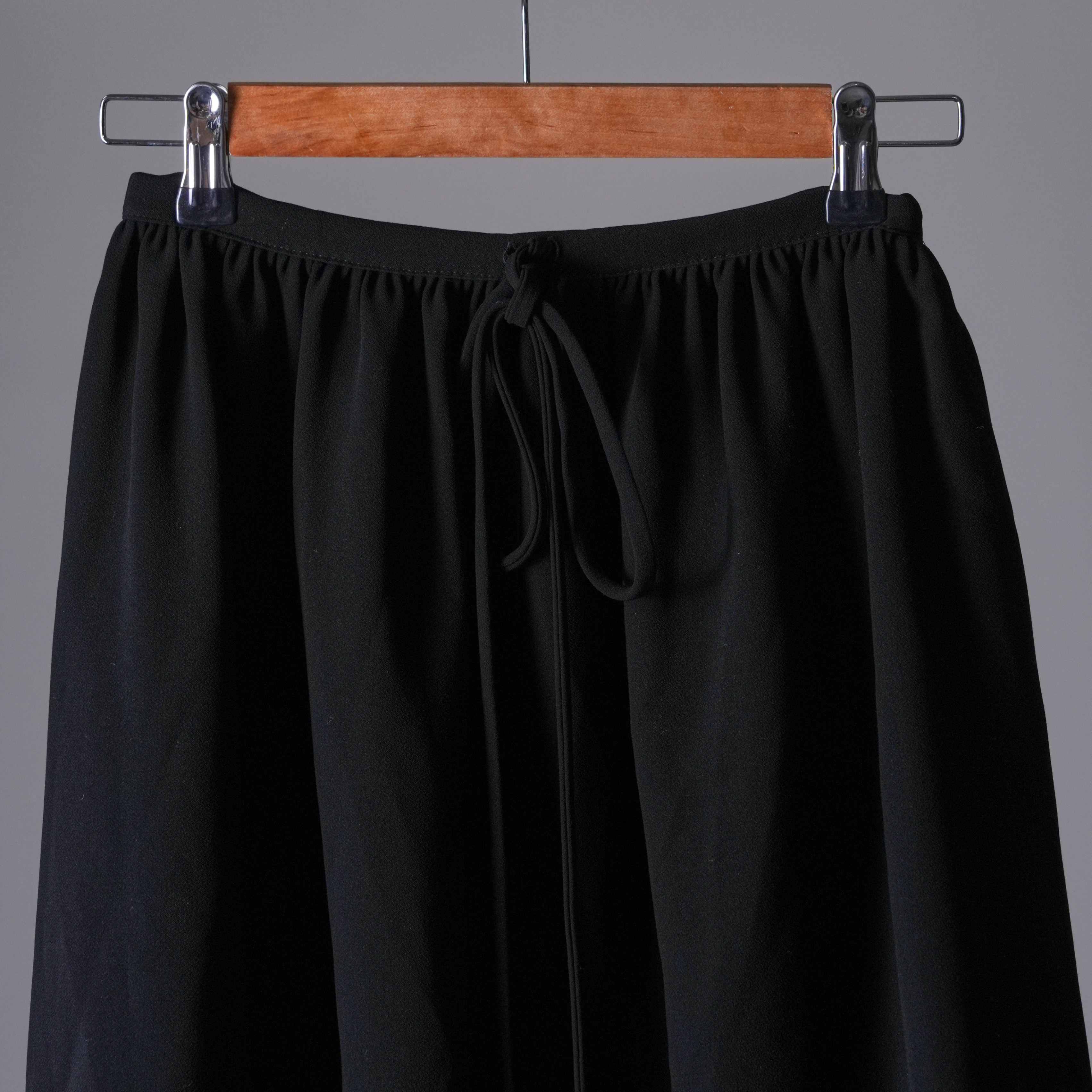 LOEWE 黑色不規則長裙