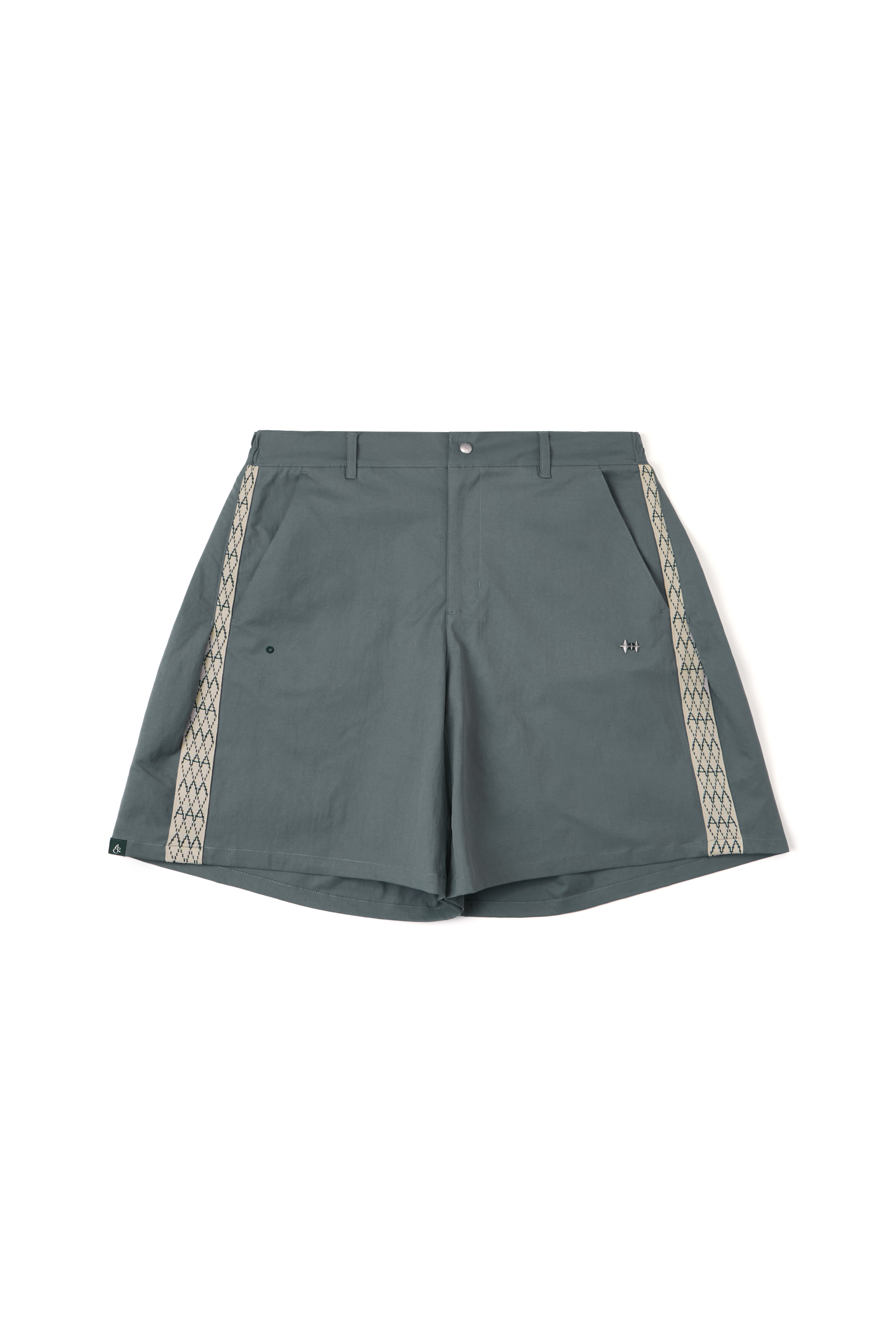 ARC TOTEM PLEATED SHORTS - GREY