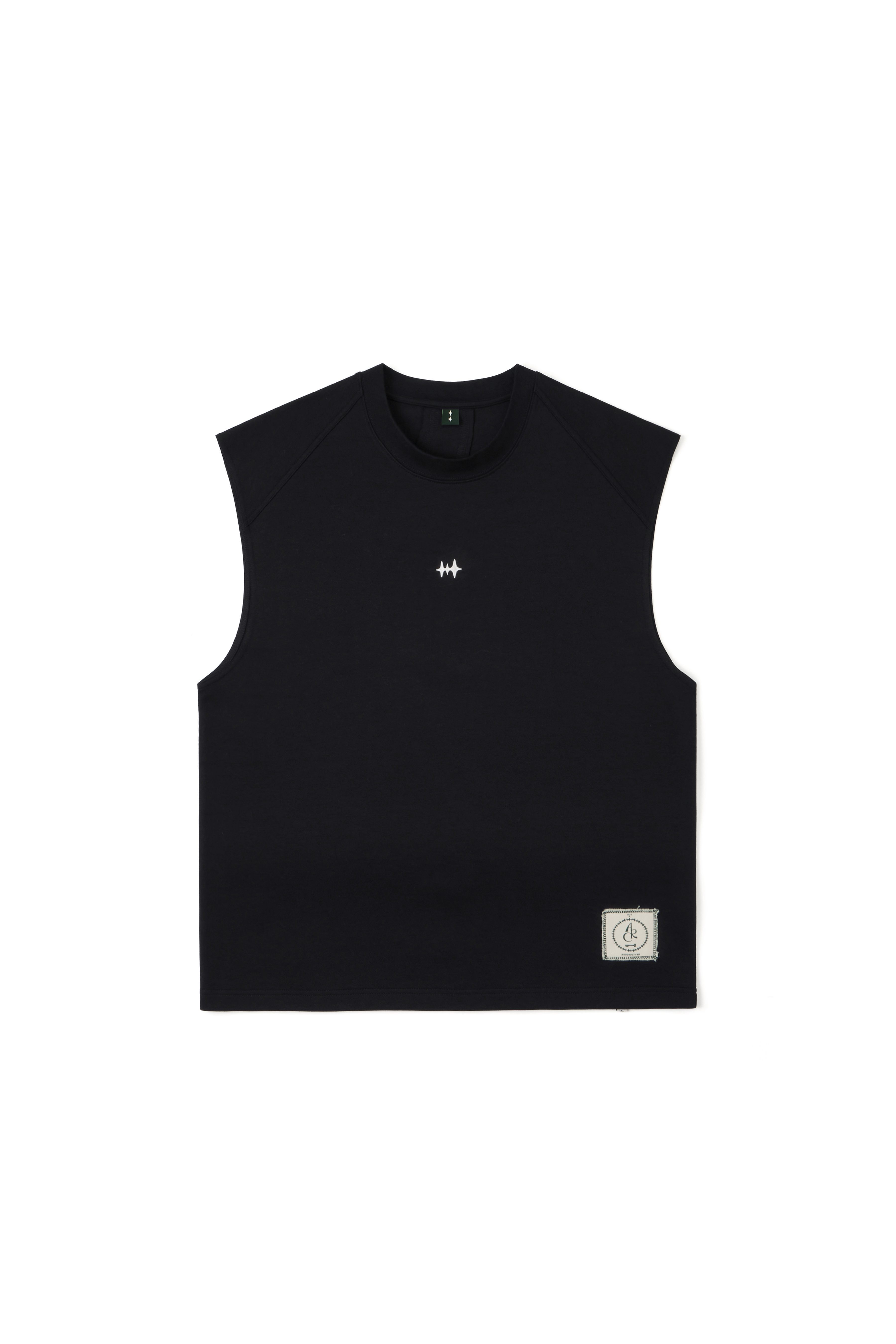 ARC SLEEVELESS T-SHIRT - BLACK