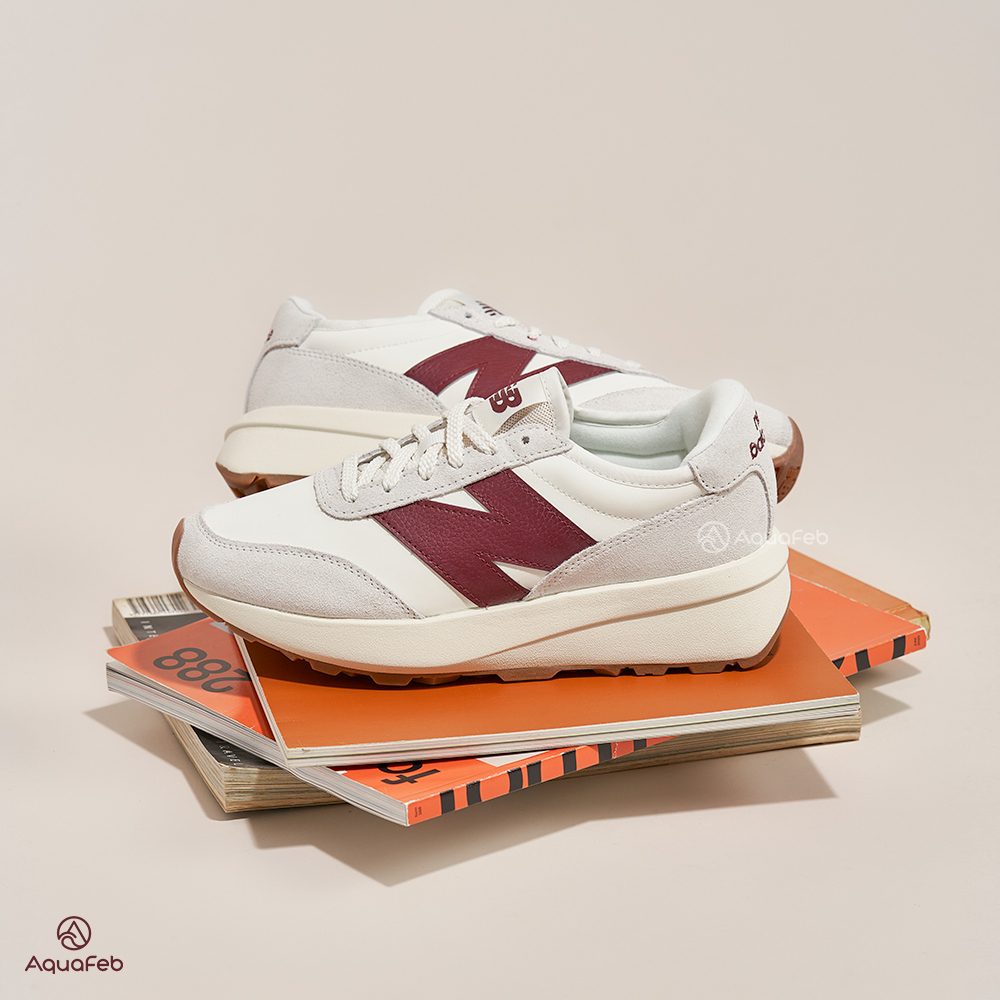 New Balance 370 男鞋 女鞋 米白酒紅 經典款 百搭 復古 休閒鞋 U370CB