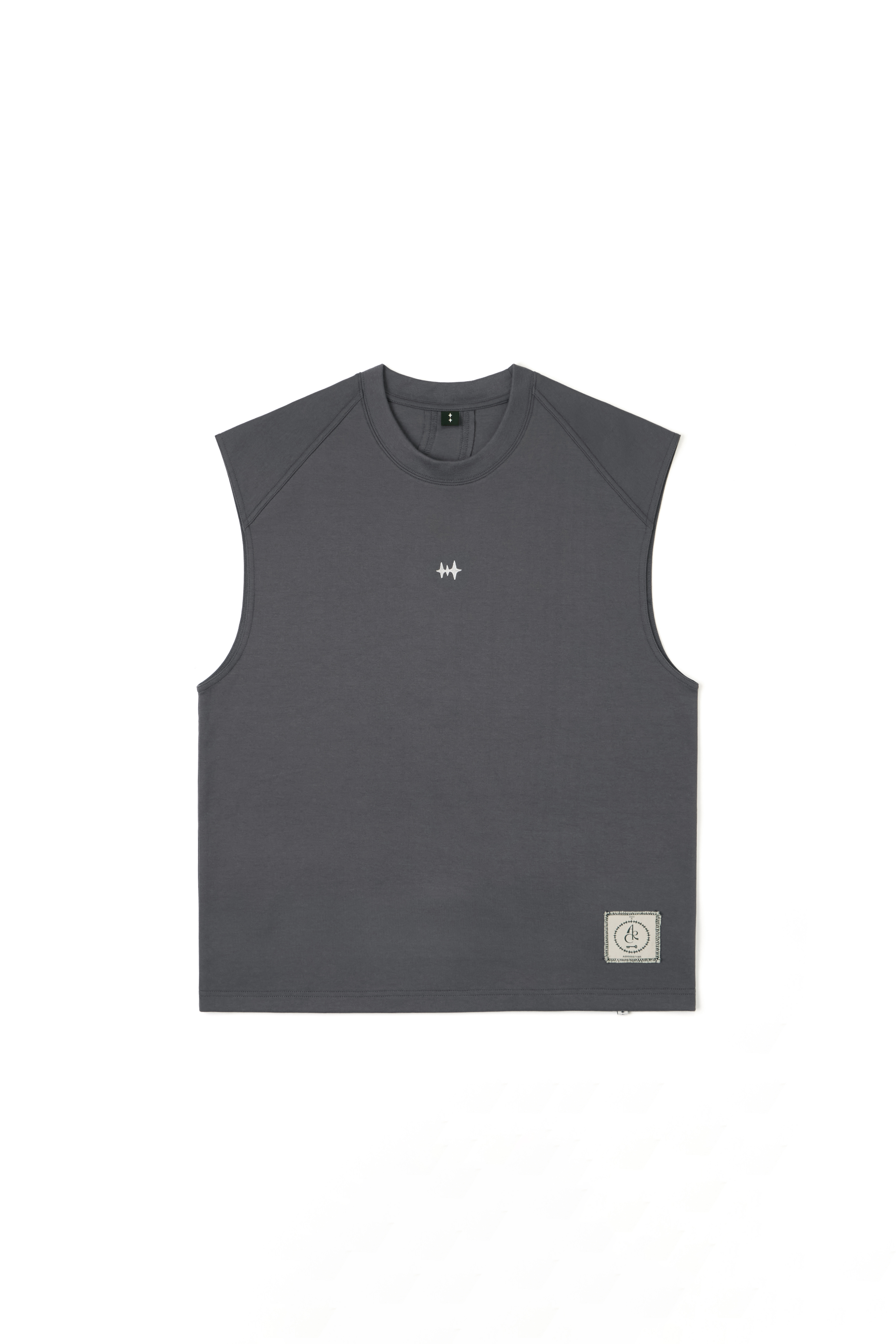 ARC SLEEVELESS T-SHIRT - CHARCOAL