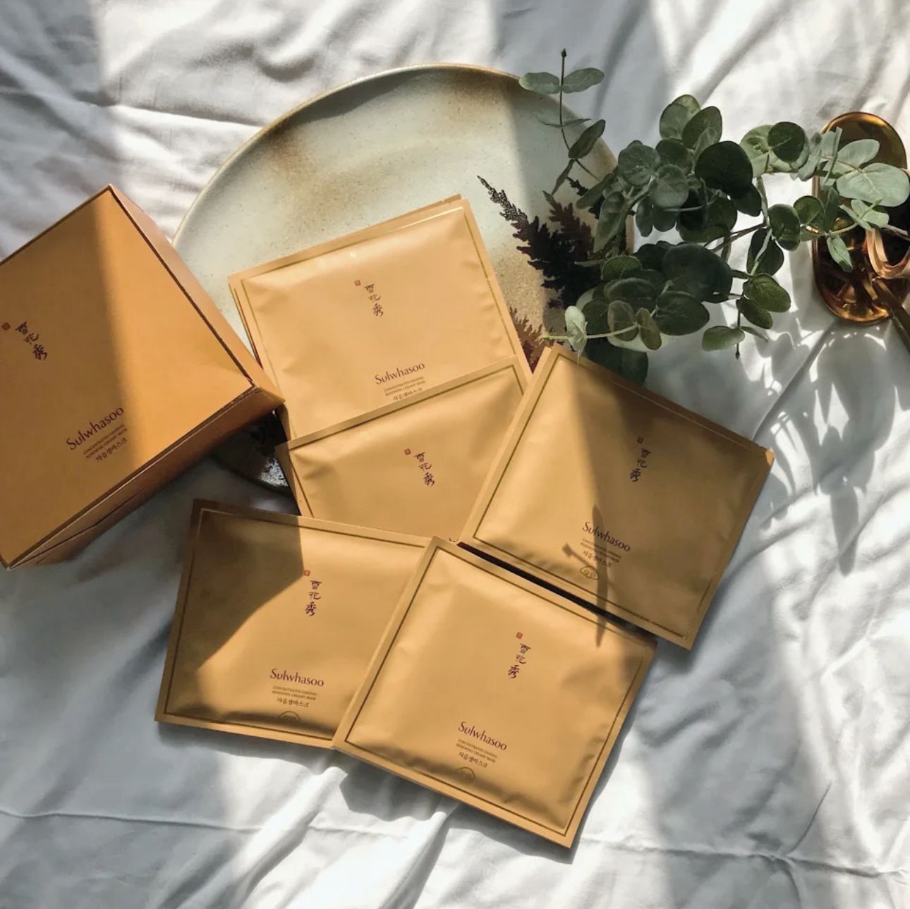 【直播】LL081759 雪花秀人參貼片面膜(一套四片)