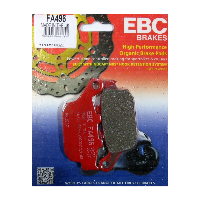 EBC FA496 High Performance Organic Brake Pads