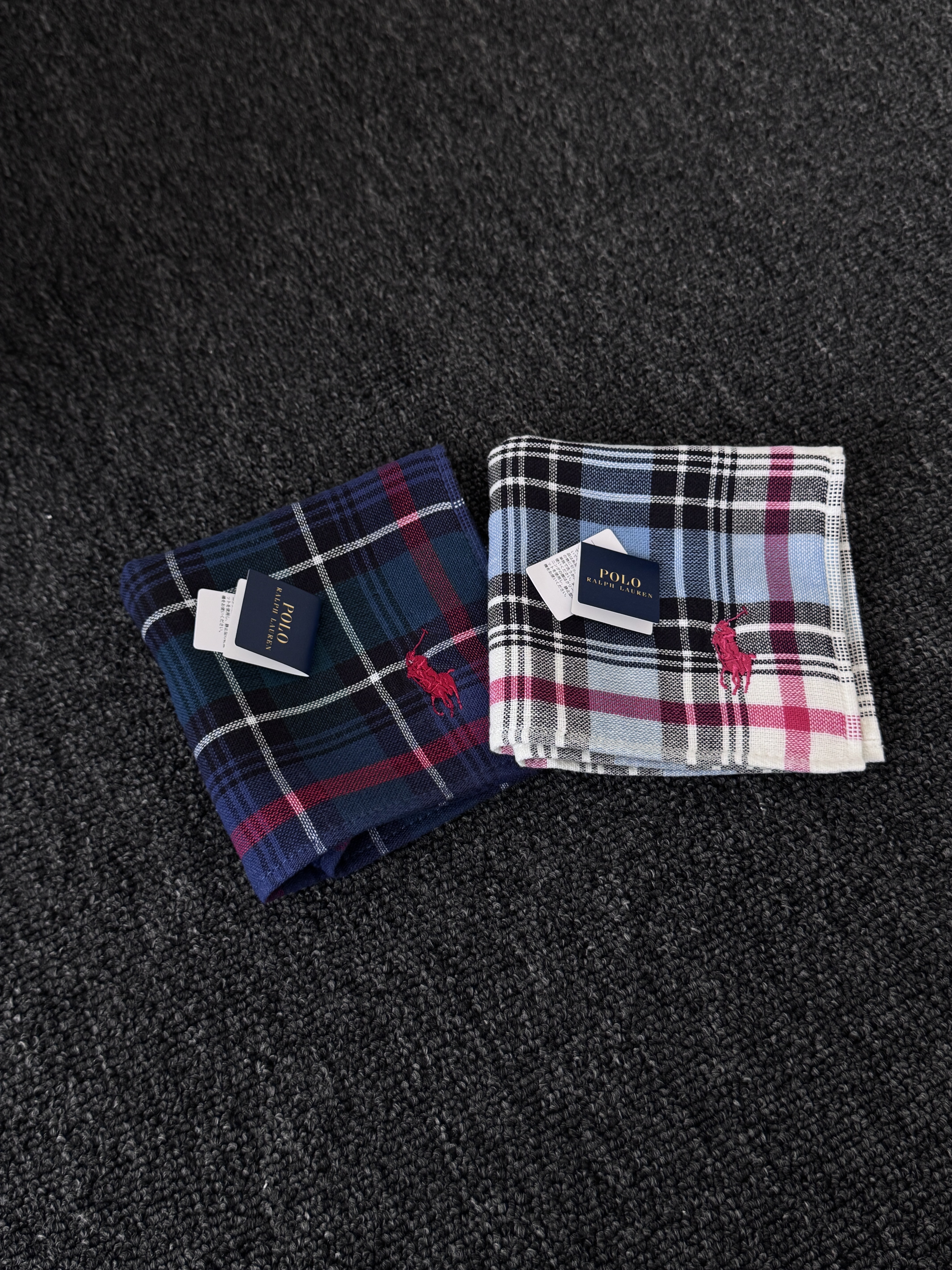 <現貨!!>Polo Ralph Lauren 刺繡 Logo 格線 毛巾 兩色