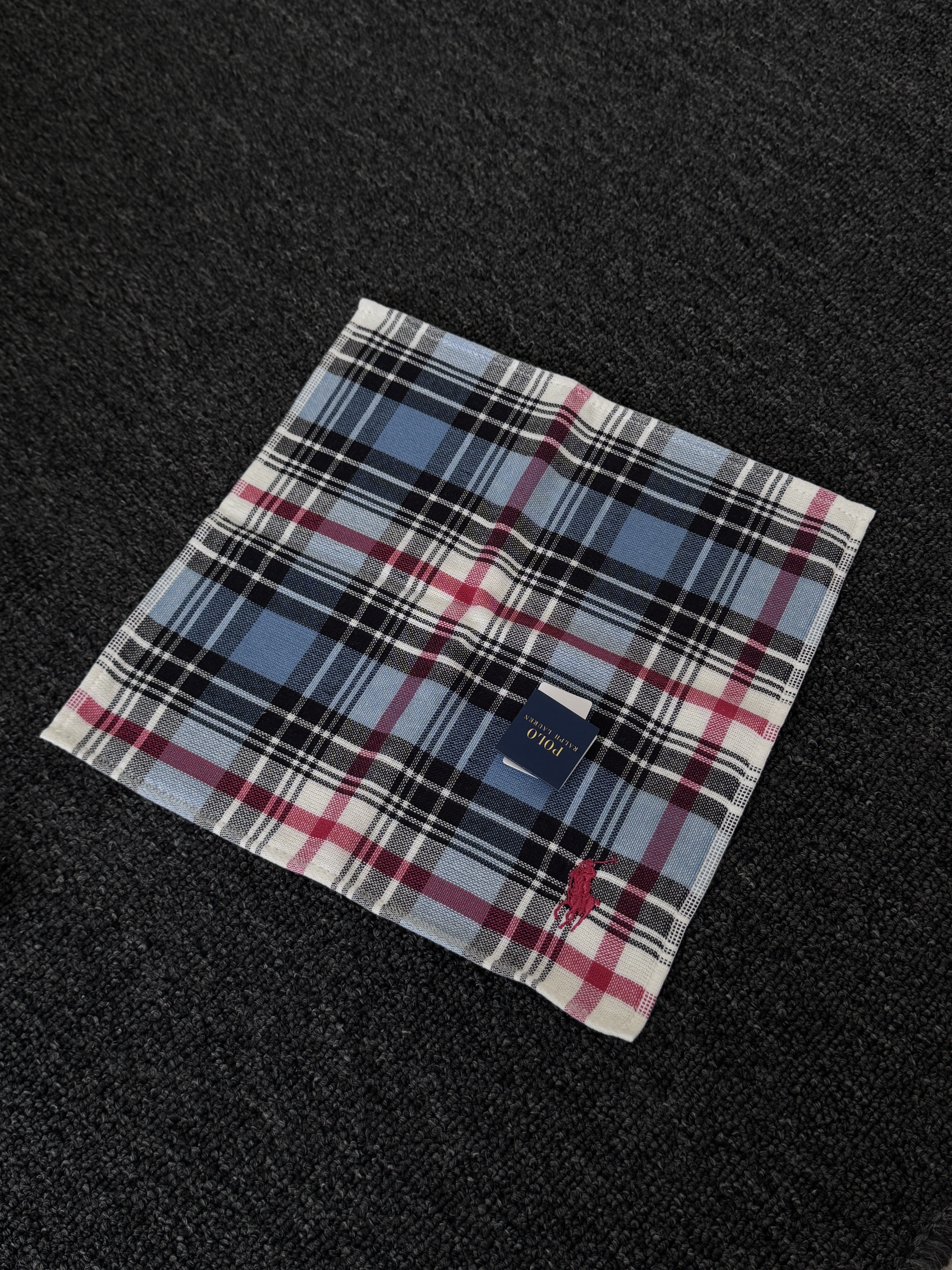 <現貨!!>Polo Ralph Lauren 刺繡 Logo 格線 毛巾 兩色