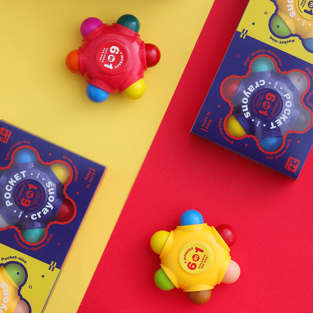 【童心星球】英國 Flowermonaco 口袋蠟筆套裝