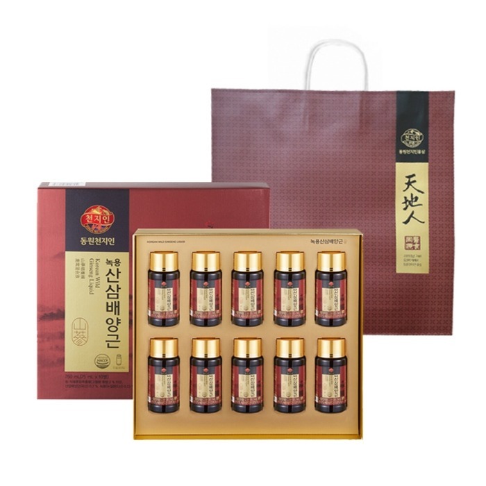 【直播】DONGWON LL081815 紅參鹿茸參養根禮盒 (75ml*10小樽)