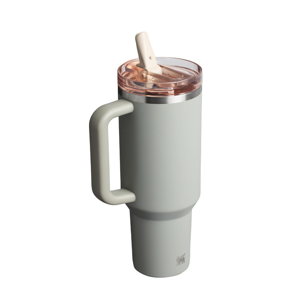 STANLEY 防漏吸管隨手杯 1.18L / 鼠尾草灰