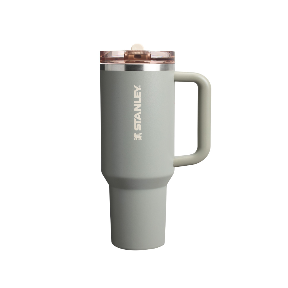 STANLEY 防漏吸管隨手杯 1.18L / 鼠尾草灰