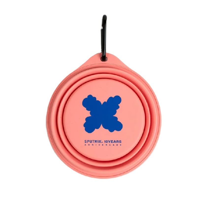 SPUTNIK 外出用摺碗 粉紅色