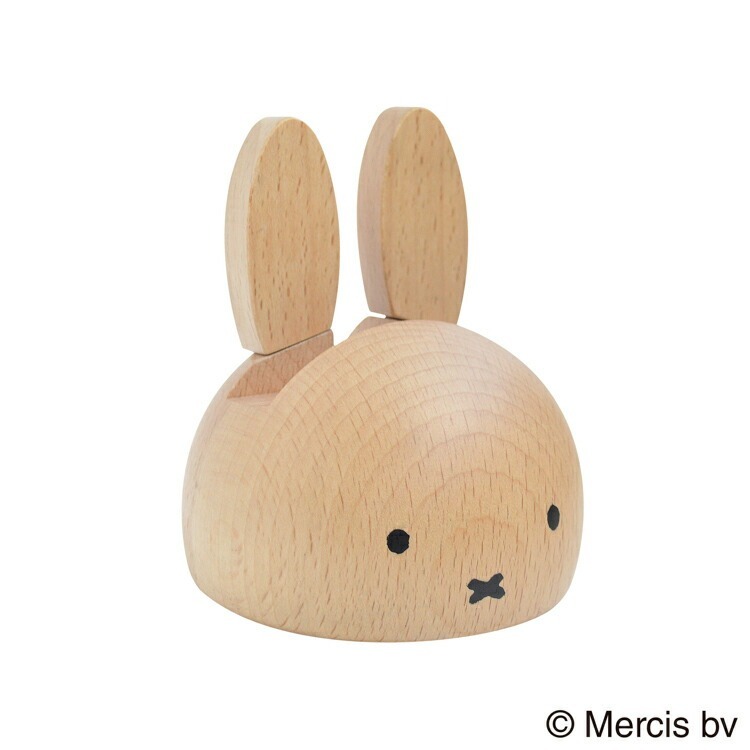 Nichigan Miffy 米菲木製手機座 MZ2｜禮物・送禮・可愛・居家擺設