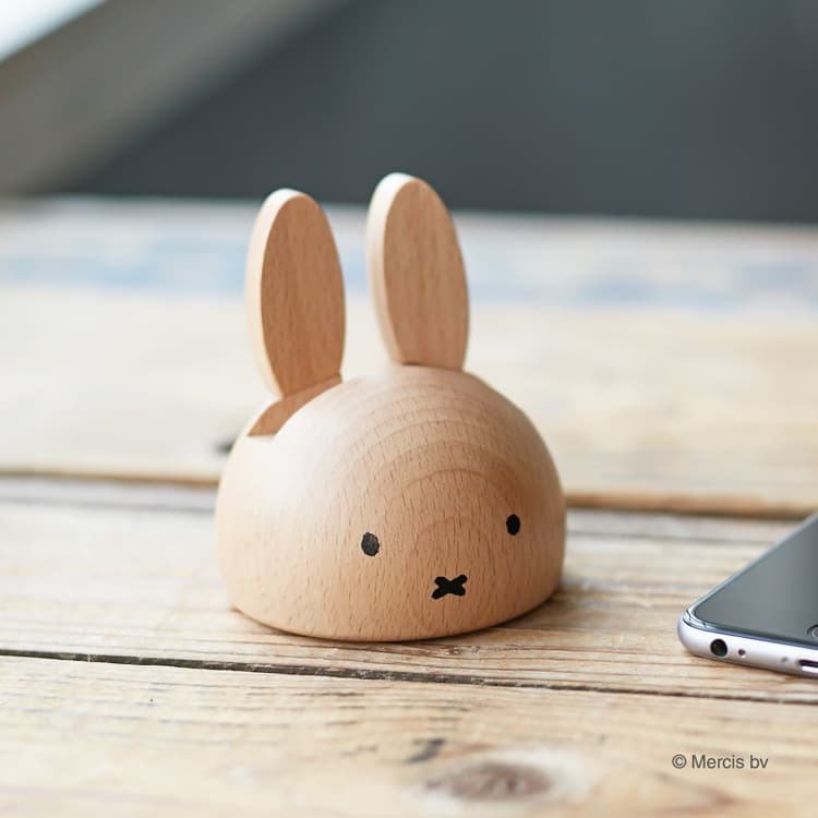Nichigan Miffy 米菲木製手機座 MZ2｜禮物・送禮・可愛・居家擺設