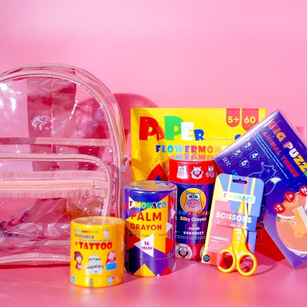【童心星球】英國 Flowermonaco 馬卡龍果凍包限量兒童美術套組