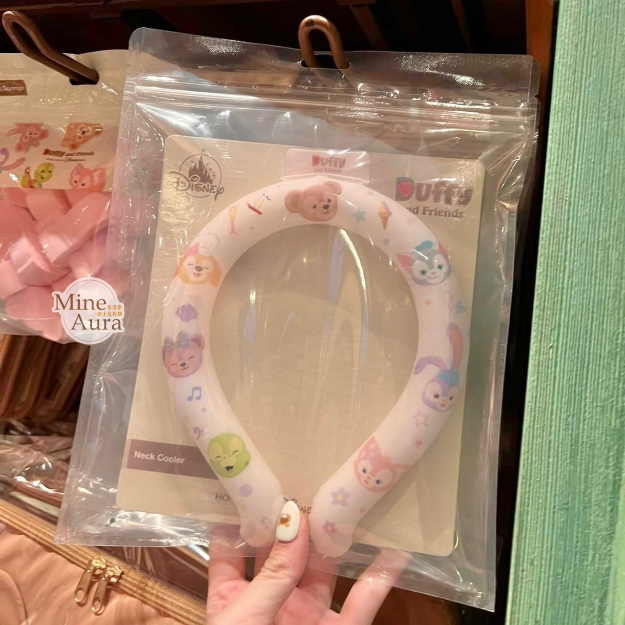 (特價現貨) 達菲 Duffy 與好友們 圖案 降溫 涼感 頸圈 -香港迪士尼樂園
