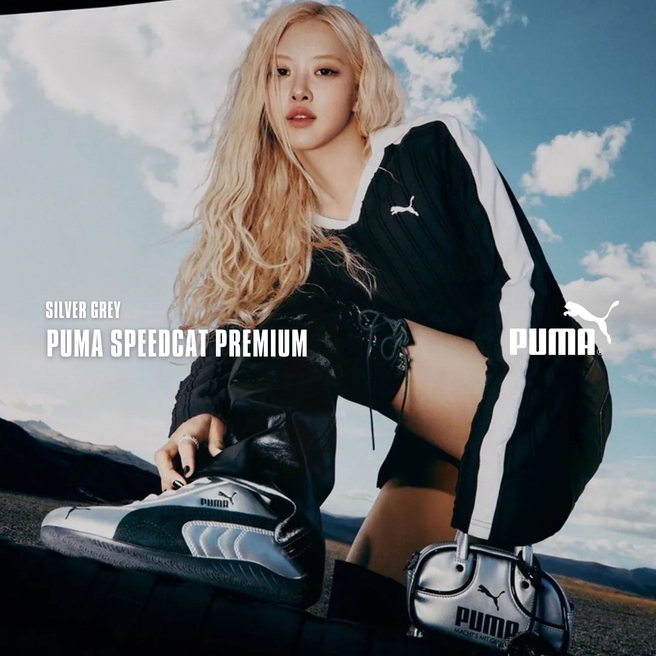 NICEDAY 現貨 Puma Speedcat 銀 液態銀 銀灰 未來 科技感 Rose代言 同款 男女鞋 403689-01