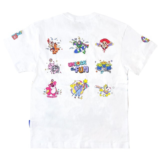 玩具總動員 Toy Story 經典角色大集合 圖案 上衣 短T (兩色) -香港迪士尼樂園