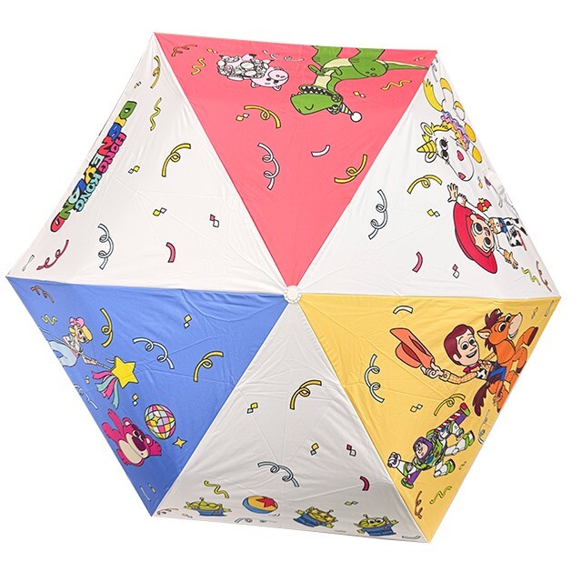 玩具總動員 Toy Story 拚色 圖案 折疊傘 雨傘 -香港迪士尼樂園