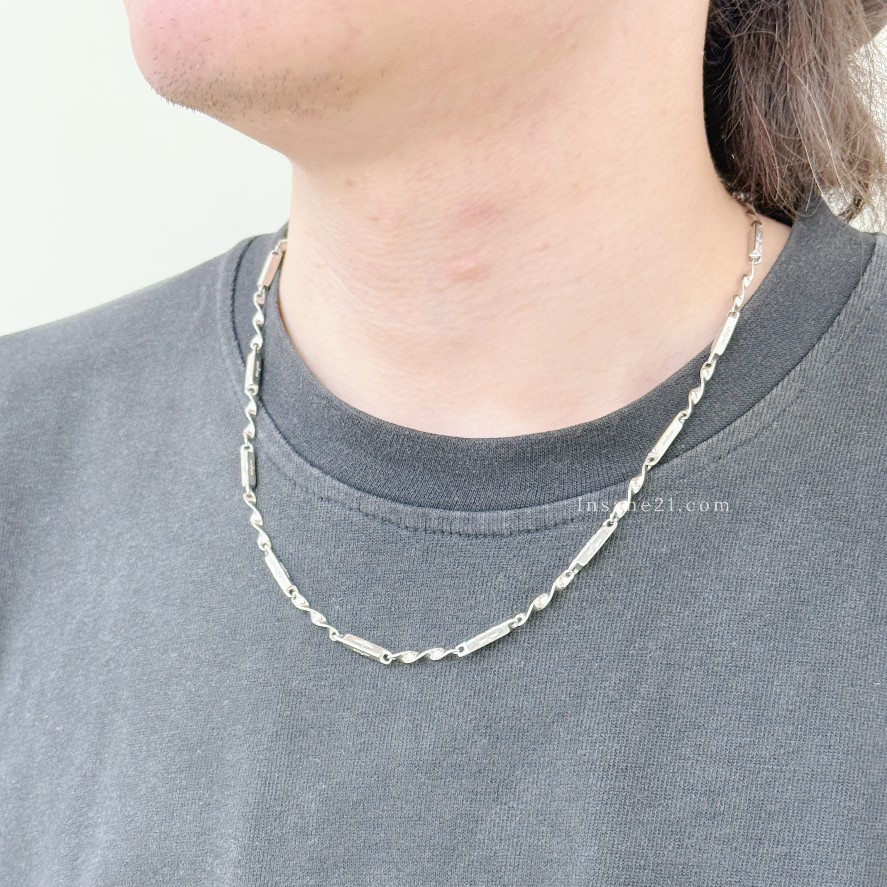 項鍊 竹節 簡約風 精簡風 拼接 設計款