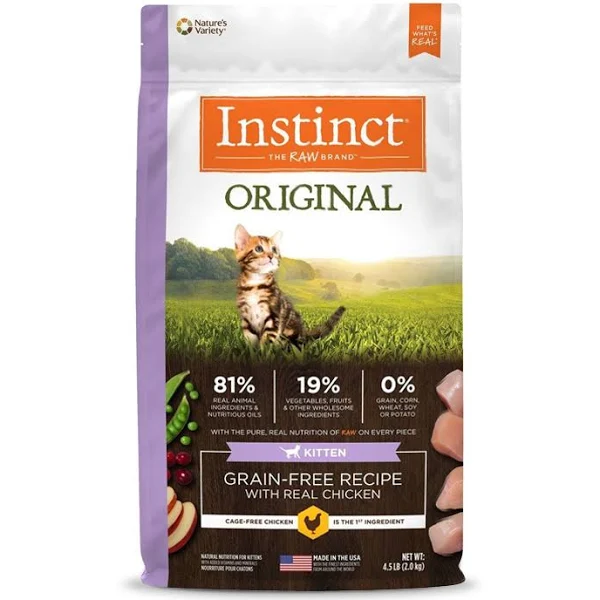 Instinct 本能 Original 經典幼貓用乾糧-雞肉 (4.5lb)