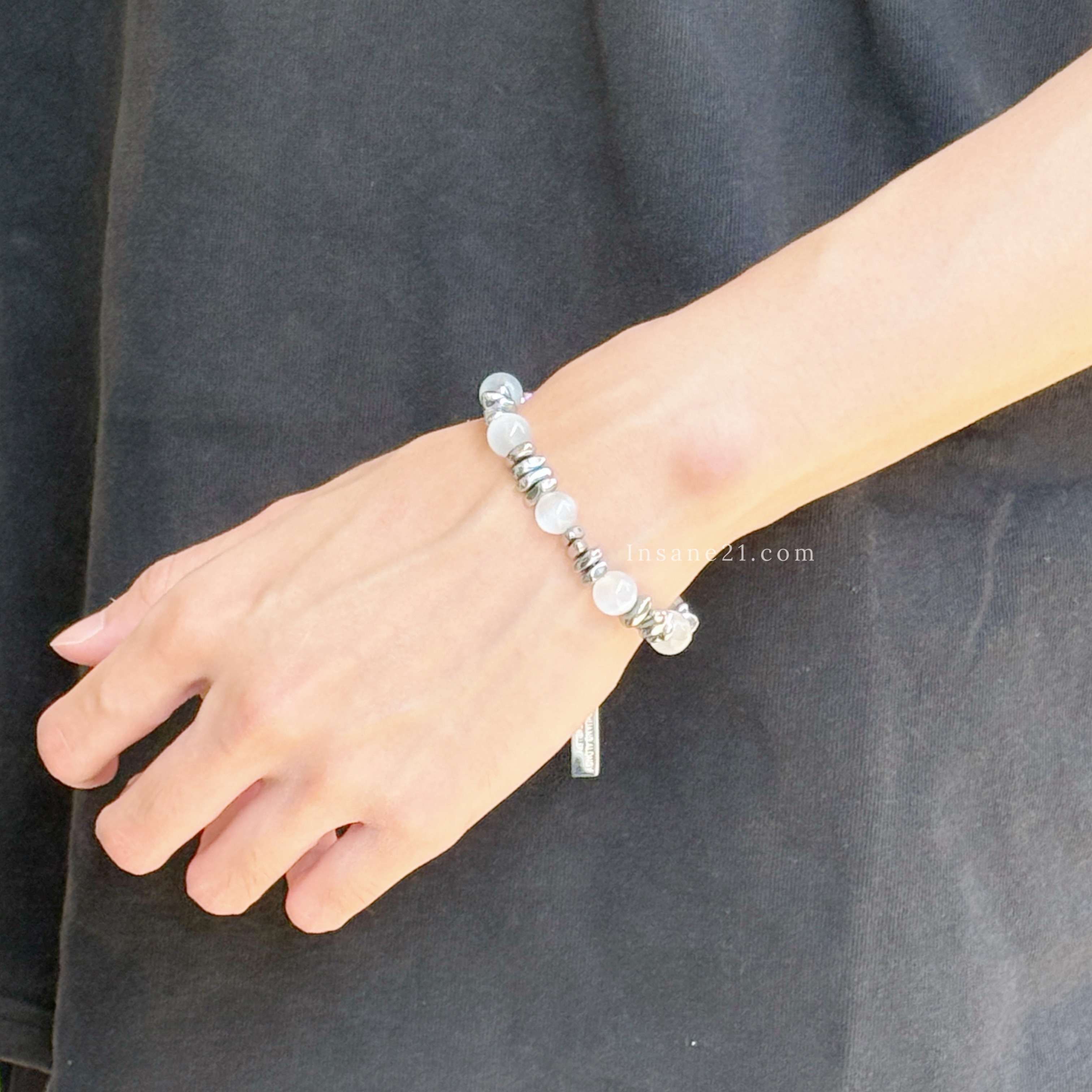 手鍊 串珠造型 貓眼石 配件 休閒 男女通用