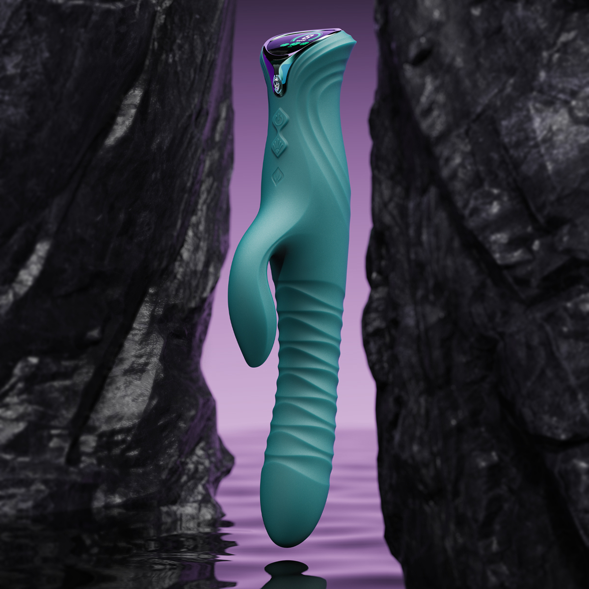 法國 ZALO MOSE 2 伸縮震動加溫兔耳按摩棒