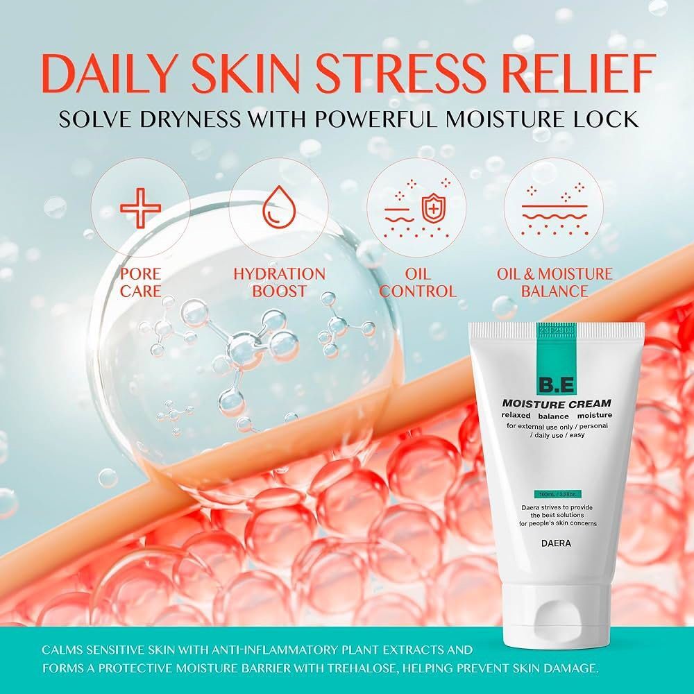 (限量) 現貨  Q20 DAERA B.E MOISTURE CREAM 皮膚解渴面霜100mLEXP26.06   原價$299   MADE IN KOREA