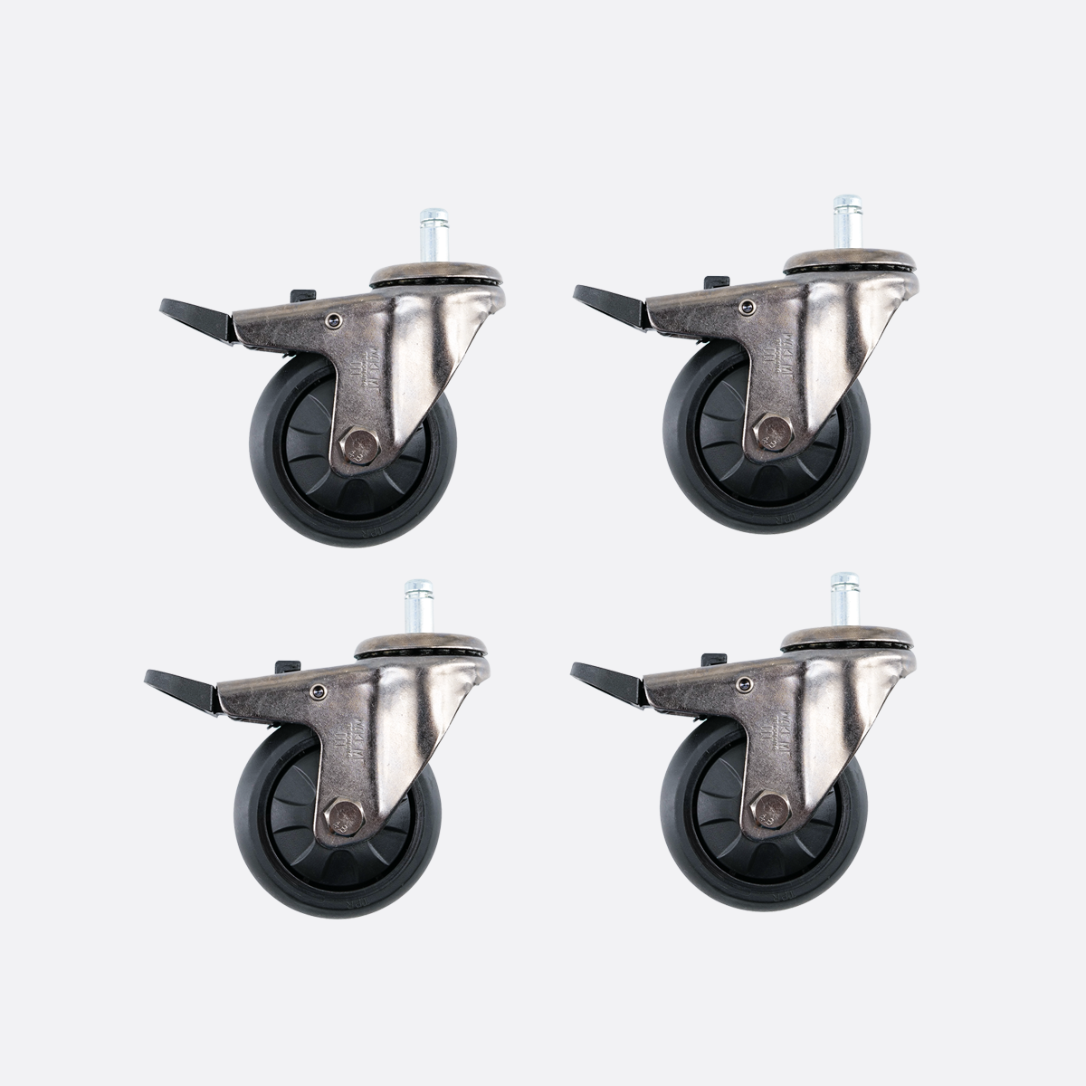 《MILK》工業風牛奶箱_工業輪（槍色款）