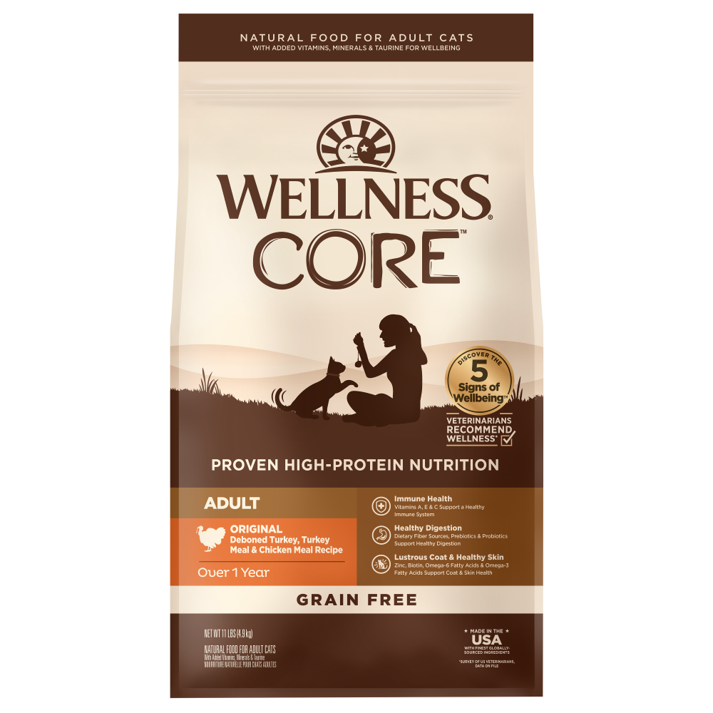 CORE™ 無穀系列配方貓糧-火雞+雞肉 (11lb)