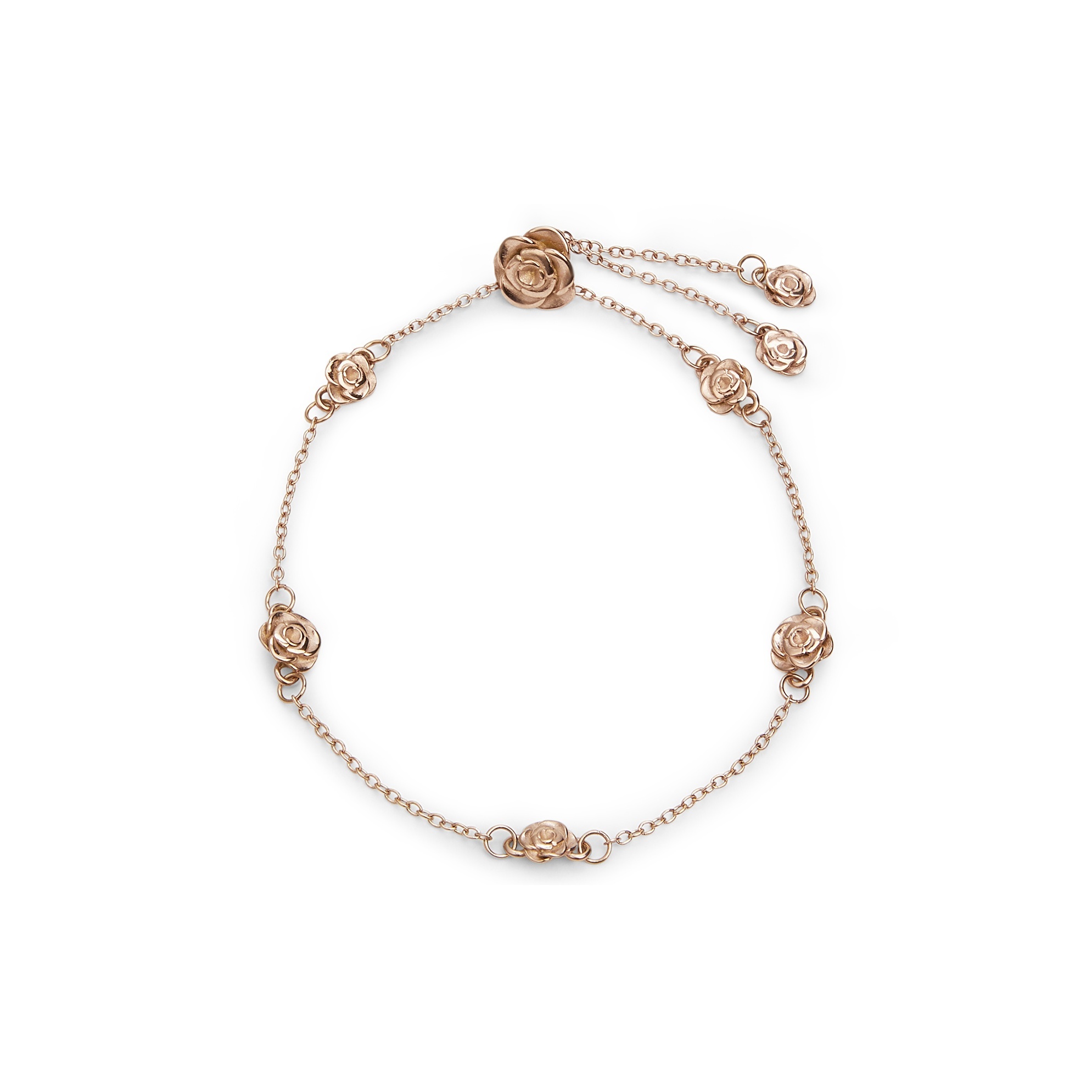 代購-CHARLES&KEITH 小ck 玫瑰後花園系列 不鏽鋼 手鍊 銀色/玫瑰金