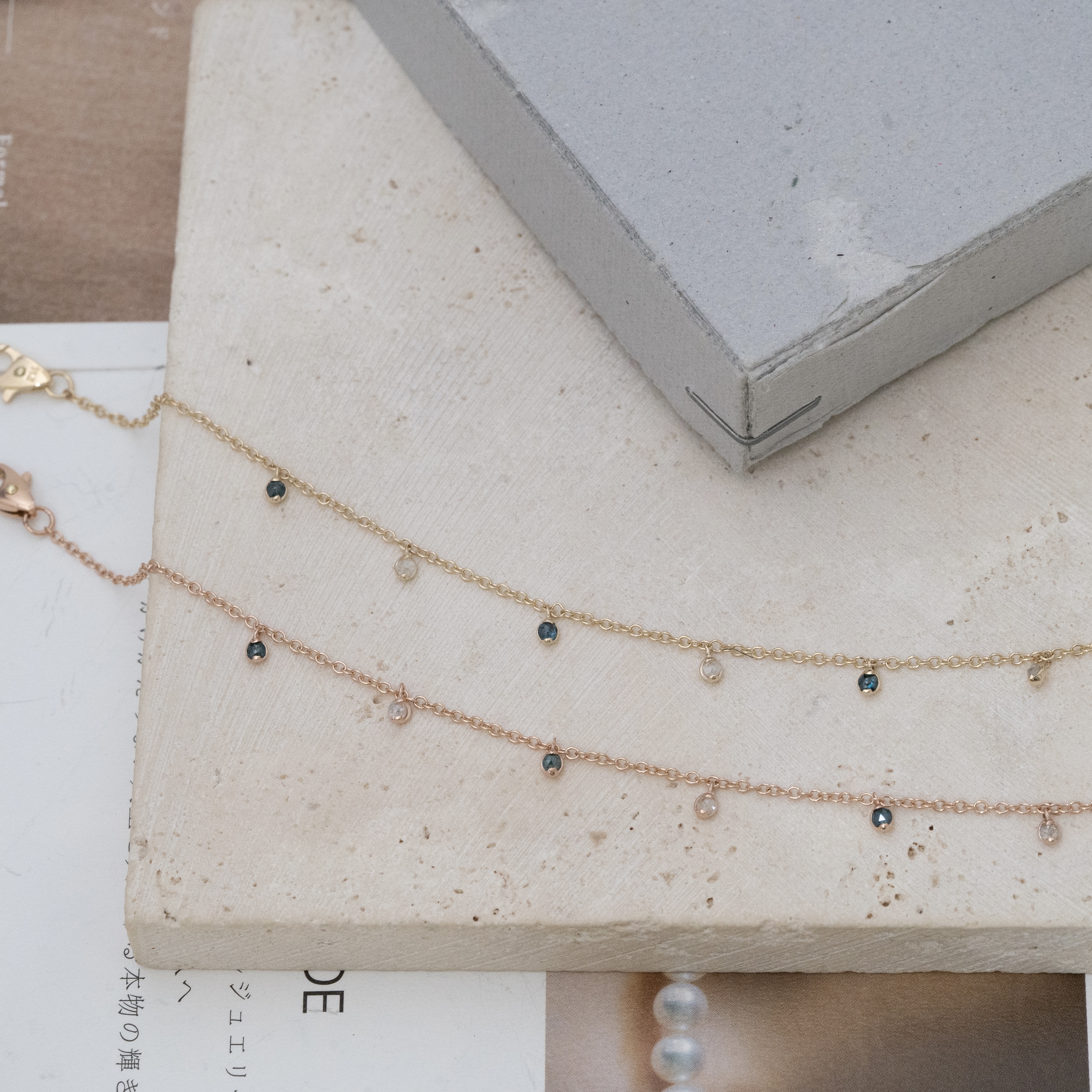 14kg238 藍鑽，白鑽