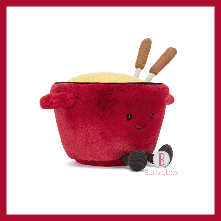 英國jELLYCAT|Amuseables Cheese Fondue 芝士火鍋A4CFN