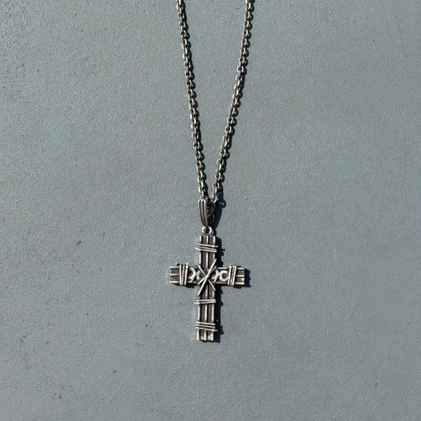 2025AW 9090 90 Cross Necklace 黃銅 十字架 項鍊 現貨 NN2044