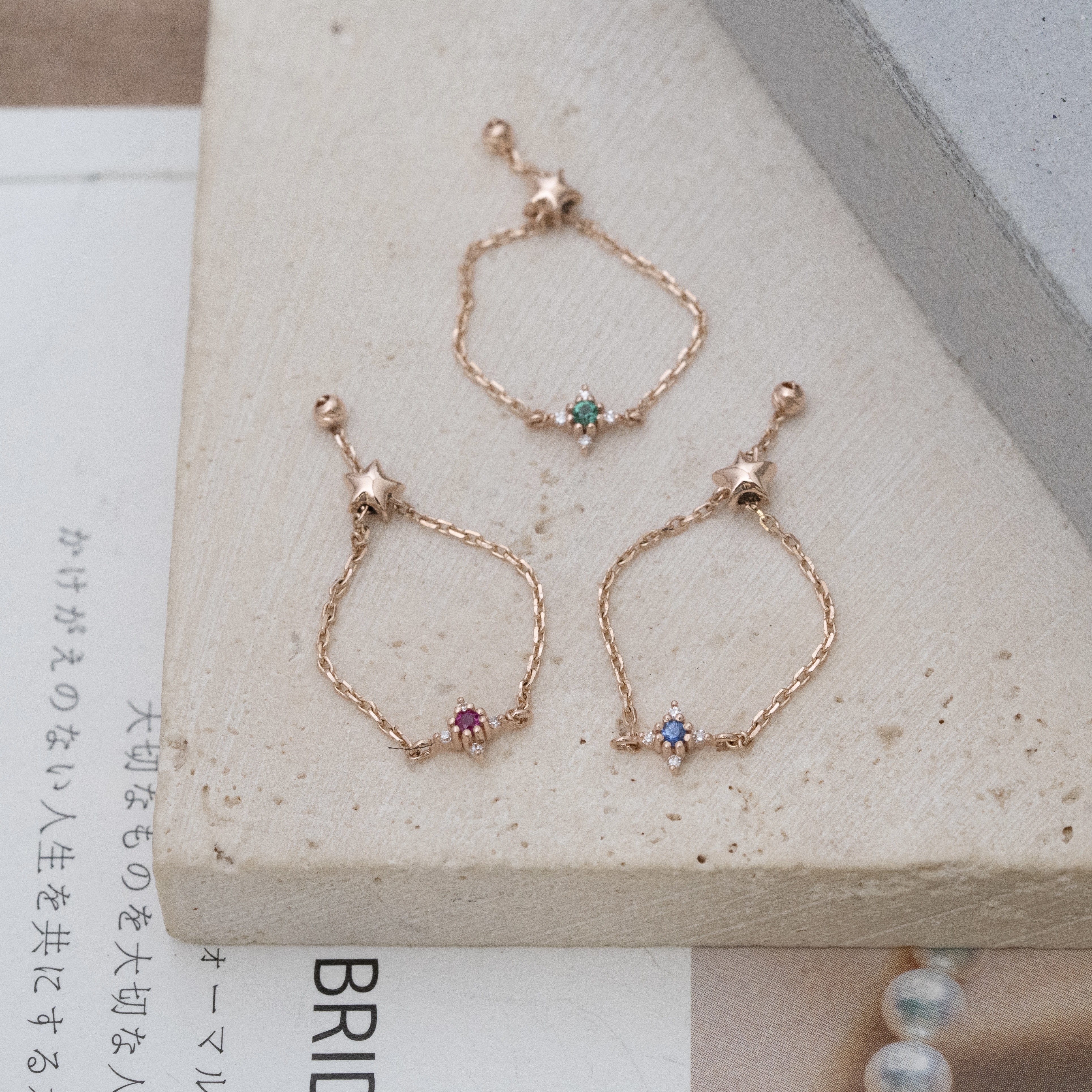 14kg77(藍鑽，祖母綠，紅寶石，自家款)