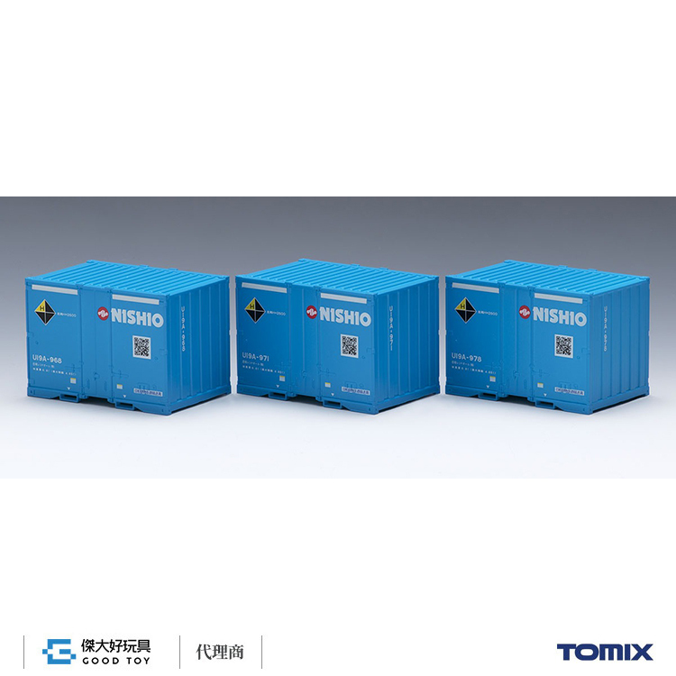 TOMIX HO-3150 貨櫃 私有 U19A形 (西尾 RENT ALL．3入)