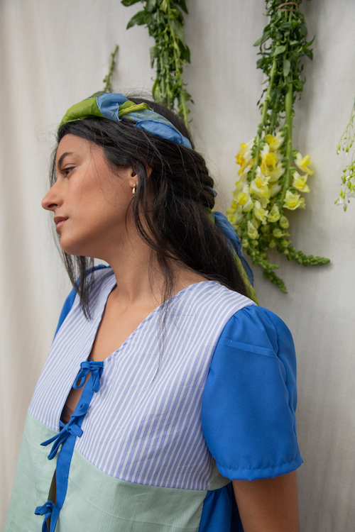 Georgette Bow-Tie Blouse