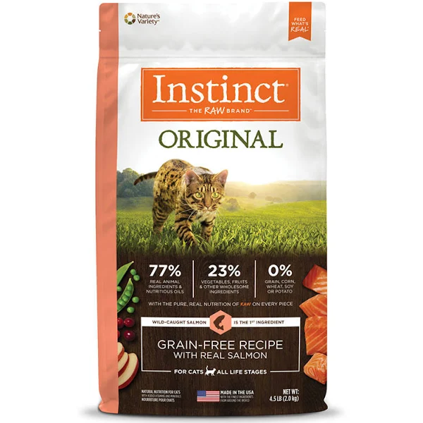 Instinct 本能 Original 經典全貓用乾糧-三文魚 (10lb)