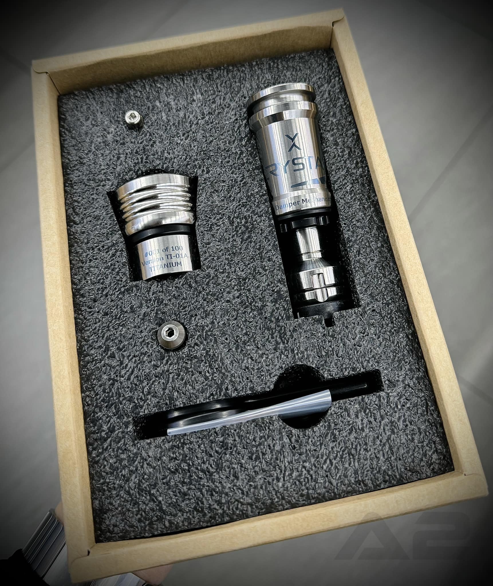 CRYSTAL - Full Titanium Adjustable Suspension F&R Set for Birdy (Limited Edition)