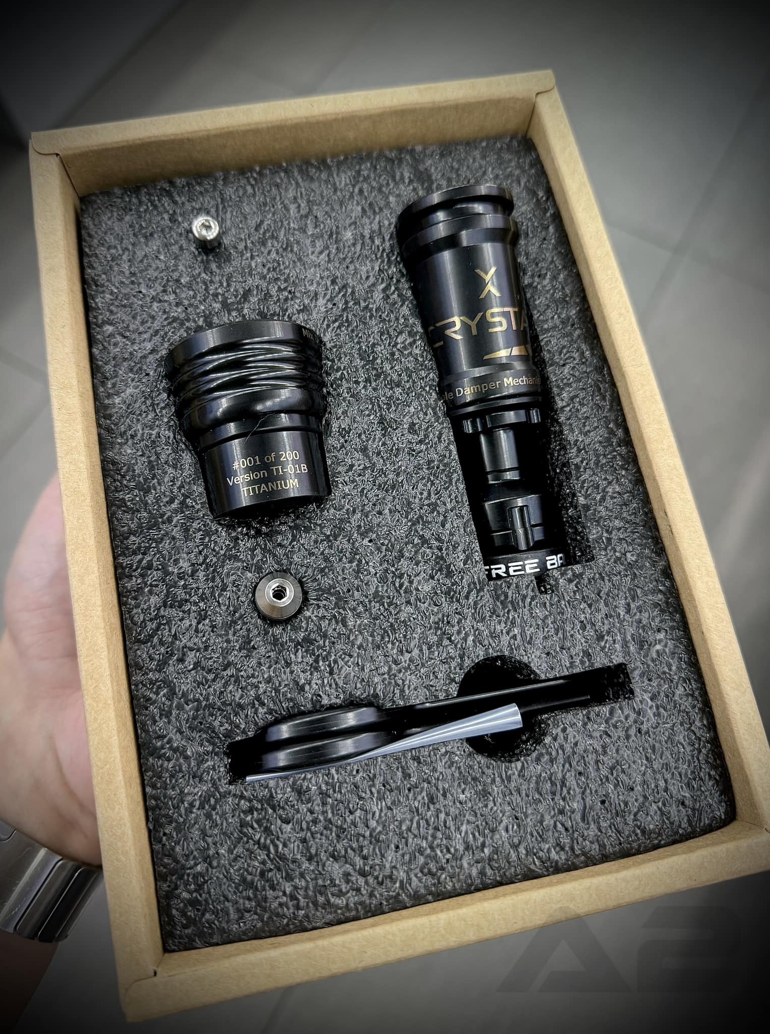 CRYSTAL - Full Titanium Adjustable Suspension F&R Set for Birdy (Limited Edition)