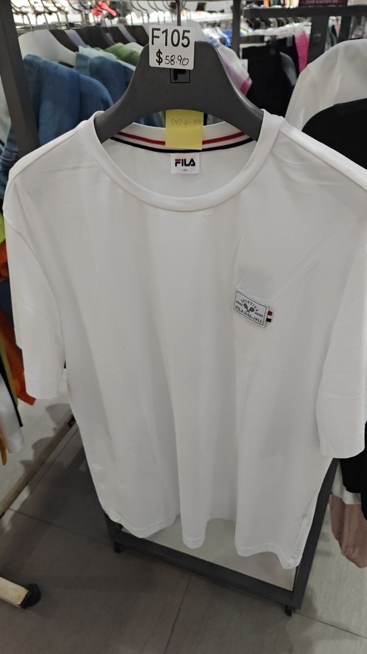 [K] FILA WHITE MEN'S COOL LIFE WEAR, FI4RSH2613M-WHI (F105)