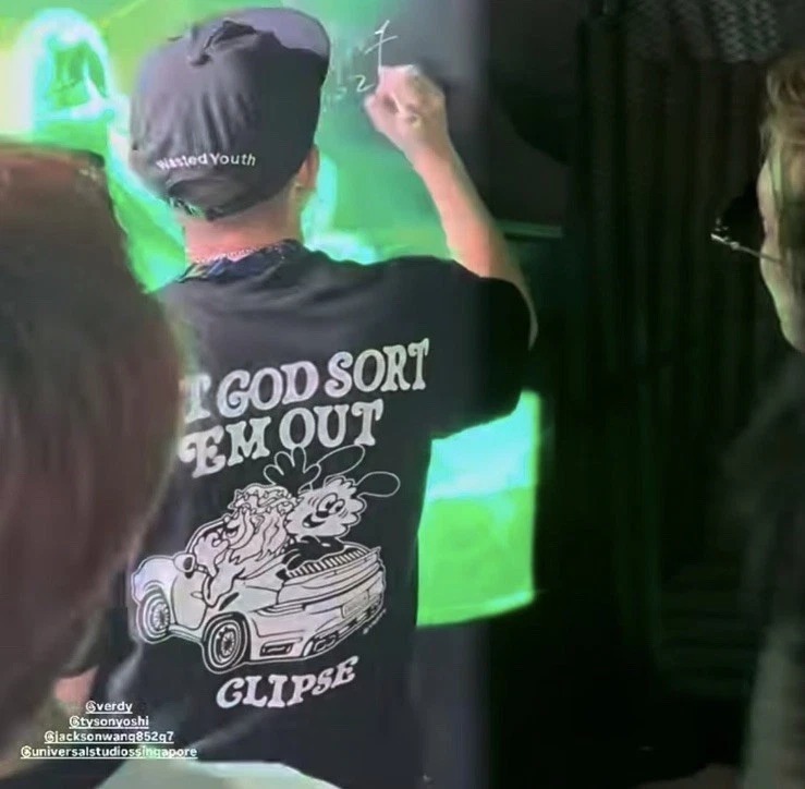 2025SS CLIPSE VERDY X CLIPSE LET GOD SORT EM OUT TEE BOX SET 2 Pusha T No Malice 嘻哈 專輯 組合包 黑色 短T 現貨