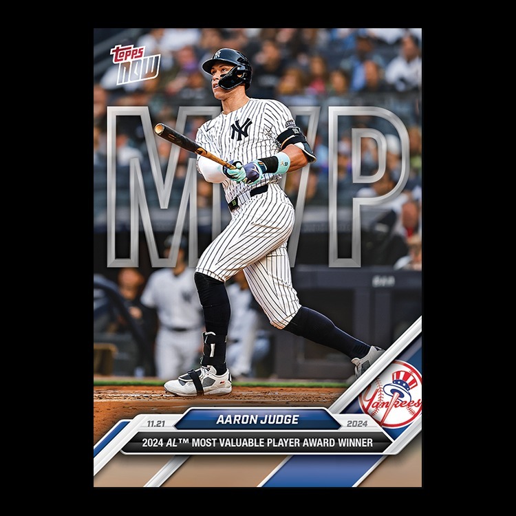 MLB球員卡 Aaron Judge - 2024 MLB Topps NOW® Card OS-5 - LOOK FOR RELICS and AUTO-RELICS - PR: 19,744