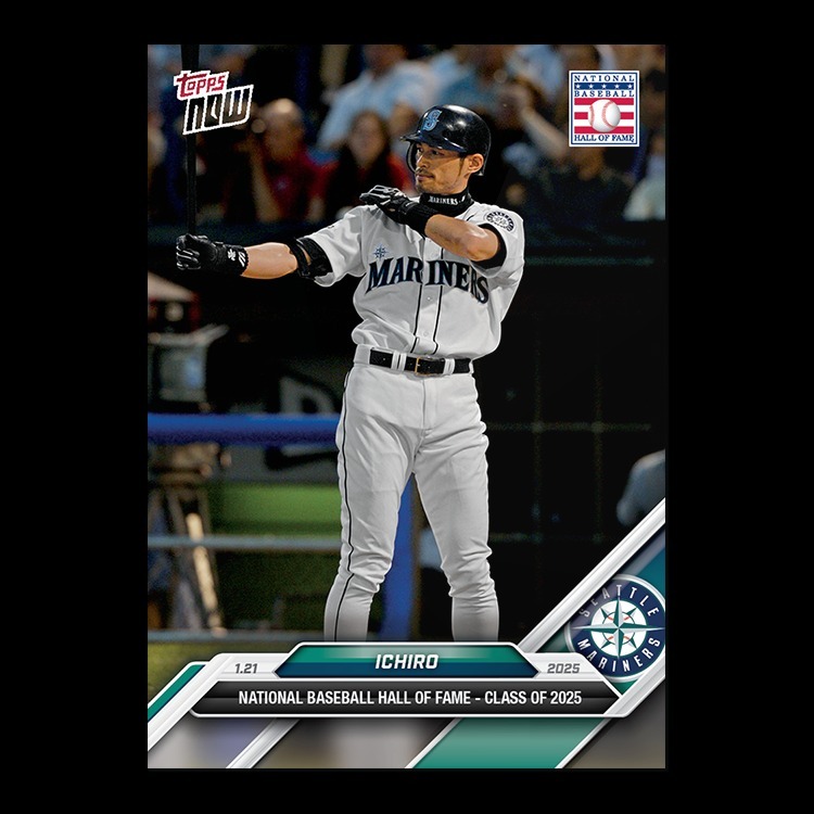 MLB球員卡 Ichiro - 2025 MLB Topps NOW® - Card OS-14 - LOOK FOR AUTOS - PR: 21,242